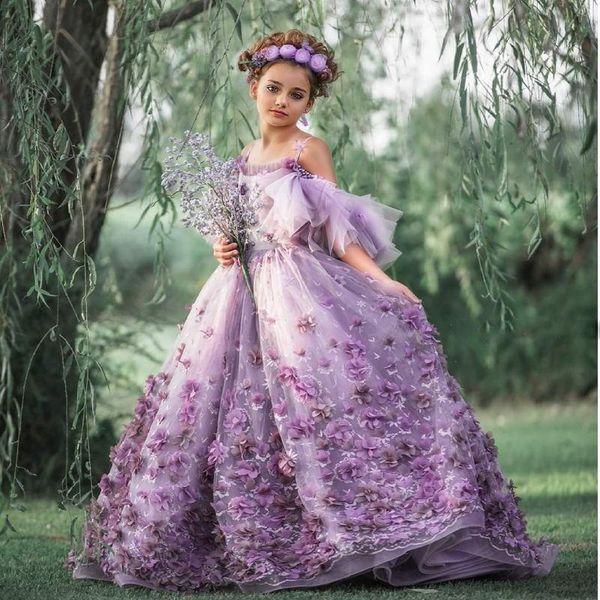 girl's dresses purple flower girl for wedding spaghetti straps 3d floral appliqued little kids pageant gowns a line vestidos de desfile, Red;yellow
girl's dresses purple flower girl for wedding spaghetti straps 3d floral appliqued little kids pageant gowns a line vestidos de desfile, Red;yellow
