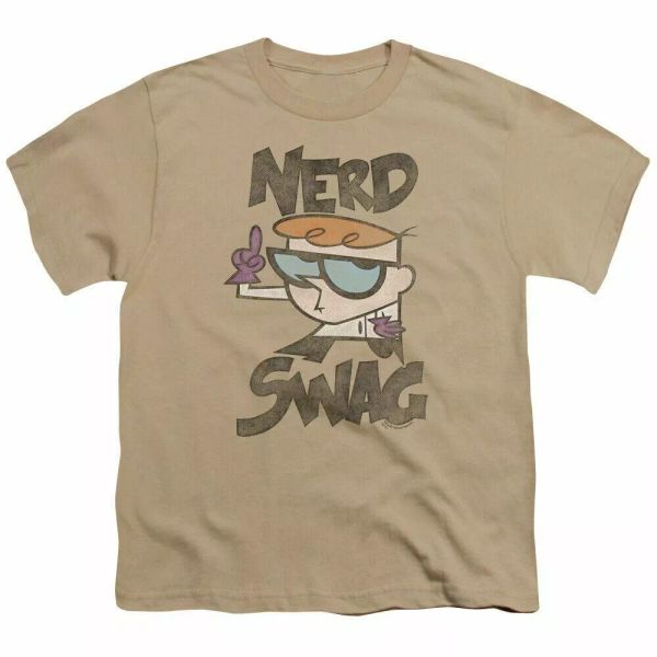 dexters laboratory nerd swag kids youth t shirt licensed cartoon tee sand, White;black
dexters laboratory nerd swag kids youth t shirt licensed cartoon tee sand, White;black
