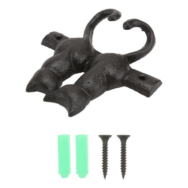 hooks & rails 1pc wall-mounted hanger vintage animal shaped clothes hook for home (black)
hooks & rails 1pc wall-mounted hanger vintage animal shaped clothes hook for home (black)