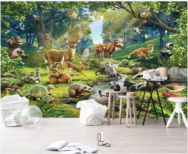 3d wallpaper custom p mural animal world elk otter rabbit turtle children's room living room home decoration wallpaper for walls in rol
3d wallpaper custom p mural animal world elk otter rabbit turtle children's room living room home decoration wallpaper for walls in rol