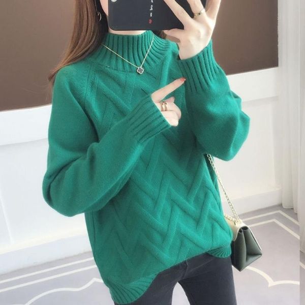 women's sweaters languid is lazy wind qiu dong han edition 2021 sets sweater female half a turtleneck easing studen, White;black
women's sweaters languid is lazy wind qiu dong han edition 2021 sets sweater female half a turtleneck easing studen, White;black