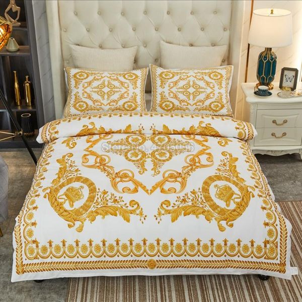 bedding sets european style luxury white gold baroque set soft cozy quilt cover pillowcase 3pcs duvet bedclothes
bedding sets european style luxury white gold baroque set soft cozy quilt cover pillowcase 3pcs duvet bedclothes