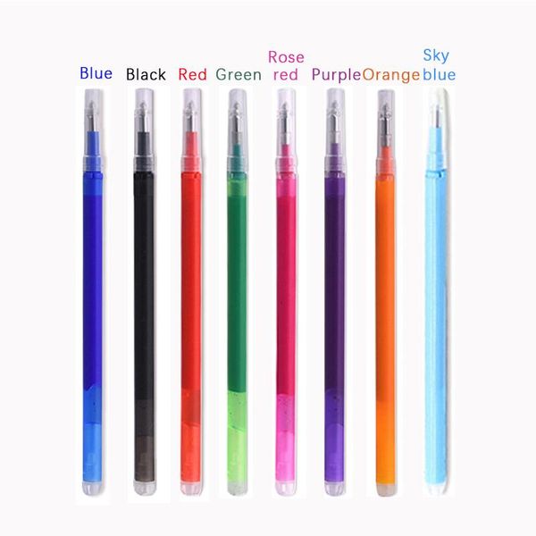 gel pens 0.5mm erasable pen refill slide press washable handle blue black 8 color ink stationery rods retractable tools
gel pens 0.5mm erasable pen refill slide press washable handle blue black 8 color ink stationery rods retractable tools