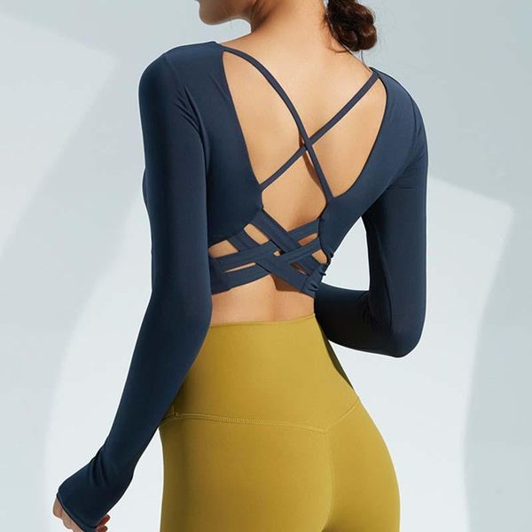 yoga outfit sweatshirt beauty back stretch women's shirt long sleeve gym exercise breathable sweat-proof outdoor running clothes
yoga outfit sweatshirt beauty back stretch women's shirt long sleeve gym exercise breathable sweat-proof outdoor running clothes