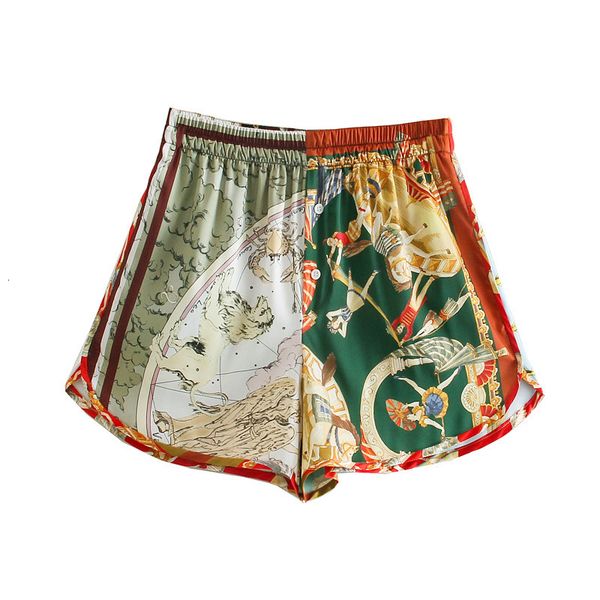 women's shorts women spring summer shorts 2021 fashion print panelled streetwear elastic high waist wde leg trousers casual short, White;black
women's shorts women spring summer shorts 2021 fashion print panelled streetwear elastic high waist wde leg trousers casual short, White;black