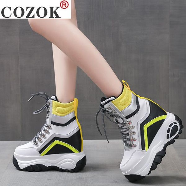 boots 2021 winter women fashion wedge shoes platform ankle brand women's chunky padded plush sneaker woman 11cm super high, Black 
boots 2021 winter women fashion wedge shoes platform ankle brand women's chunky padded plush sneaker woman 11cm super high, Black