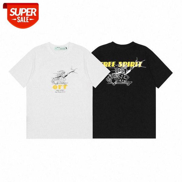 offow white summer skateboard printing short-sleeved t-shirt casual men and women couple round neck loose bottoming shirt #lq9m, White;black
offow white summer skateboard printing short-sleeved t-shirt casual men and women couple round neck loose bottoming shirt #lq9m, White;black