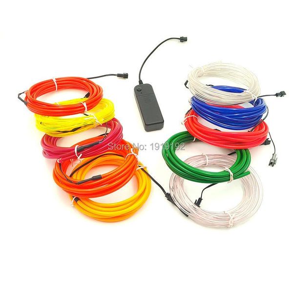 party decoration 10 colors select el wire tube rope 5.0mm with dc-3v battery powered flexible neon cold light car wedding
party decoration 10 colors select el wire tube rope 5.0mm with dc-3v battery powered flexible neon cold light car wedding