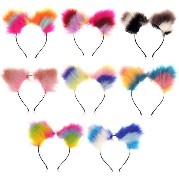 hair clips & barrettes rainbow colorful furry ears headband lolita kawaii animal cosplay hoop q0ke, Golden;silver
hair clips & barrettes rainbow colorful furry ears headband lolita kawaii animal cosplay hoop q0ke, Golden;silver