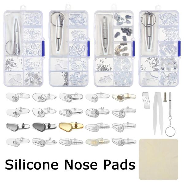 sunglasses frames silicone airbag soft nose pads on glasses pad optical repair tool embedding cassette anti-slip accessories for frameless, Silver
sunglasses frames silicone airbag soft nose pads on glasses pad optical repair tool embedding cassette anti-slip accessories for frameless, Silver