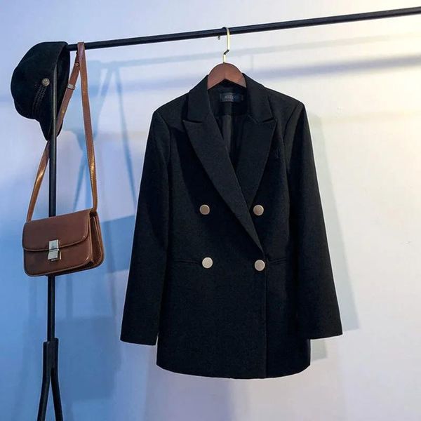 women's suits & blazers spring and autumn fashion elegant black blazer ladies korean version of the british style women pure color casu, White;black
women's suits & blazers spring and autumn fashion elegant black blazer ladies korean version of the british style women pure color casu, White;black