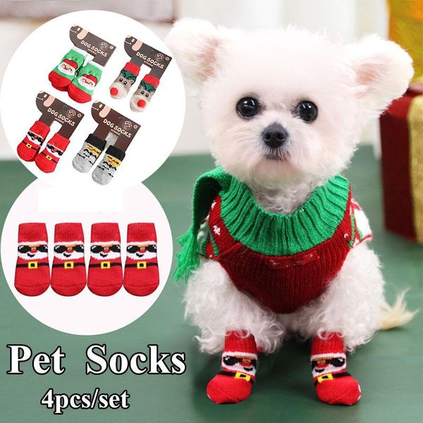 dog apparel 4pcs/set warm cute puppy socks skin-friendly pet santa supplies small medium printed
dog apparel 4pcs/set warm cute puppy socks skin-friendly pet santa supplies small medium printed