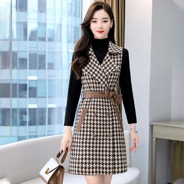 women's vests 2021 fashion houndstooth sleeveless vest jacket office ladies lady casual plus size waistcoat fall outwear x29, Black;white
women's vests 2021 fashion houndstooth sleeveless vest jacket office ladies lady casual plus size waistcoat fall outwear x29, Black;white