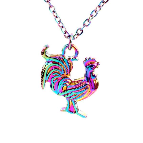 rainbow color big cock pendant necklace animal zodiac chicken choker charms 50cm stainless steel chain diy handmade jewelry necklaces, Silver
rainbow color big cock pendant necklace animal zodiac chicken choker charms 50cm stainless steel chain diy handmade jewelry necklaces, Silver