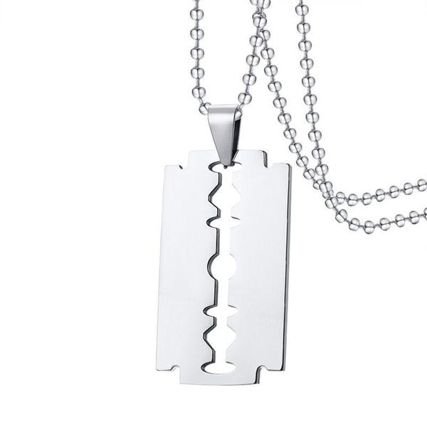 chains cool men's stainless steel razor pendant silver color ball blade chain necklace men jewelry male shaver shape necklace#10
chains cool men's stainless steel razor pendant silver color ball blade chain necklace men jewelry male shaver shape necklace#10
