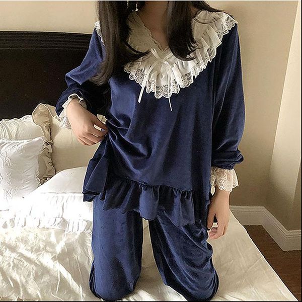 autumn winter lolita flannel womens sleepwears ruffle pajama sets.lace pants.vintage girls pyjamas set.sleepwear loungewear, Black;red
autumn winter lolita flannel womens sleepwears ruffle pajama sets.lace pants.vintage girls pyjamas set.sleepwear loungewear, Black;red