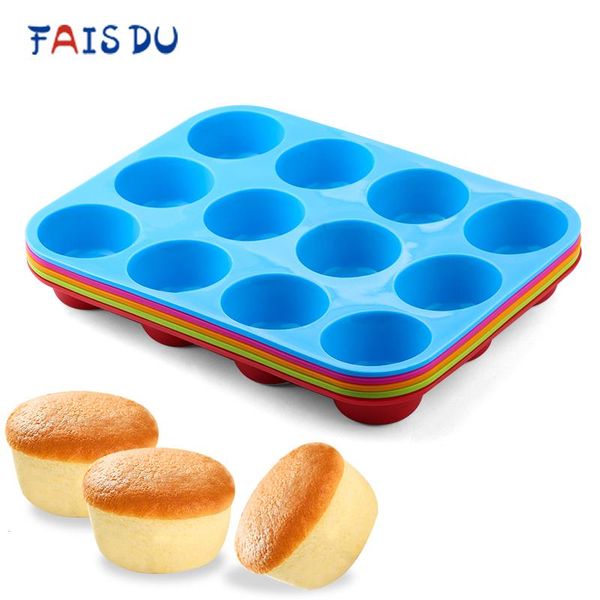 baking moulds mini muffin 12 holes silicone round mold diy cupcake cookies fondant pan non-stick pudding steamed cake tool
baking moulds mini muffin 12 holes silicone round mold diy cupcake cookies fondant pan non-stick pudding steamed cake tool