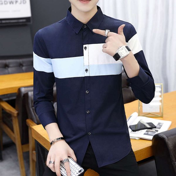 men's casual shirts dike's spring men's long sleeve versatile, slim, personalized casual, and the korean version of handsome, White;black
men's casual shirts dike's spring men's long sleeve versatile, slim, personalized casual, and the korean version of handsome, White;black