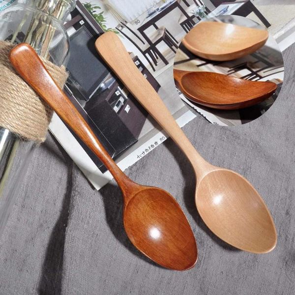 1pcs retro long spoons wooden korean style 18.5cm natural wood handle round for soup cooking mixing stirrer
1pcs retro long spoons wooden korean style 18.5cm natural wood handle round for soup cooking mixing stirrer