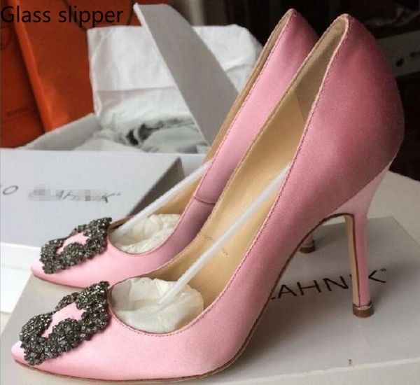 dress shoes classics brand pumps women high heels wedding 10cm square buckle red drill heel thin 35-42 right, Black
dress shoes classics brand pumps women high heels wedding 10cm square buckle red drill heel thin 35-42 right, Black