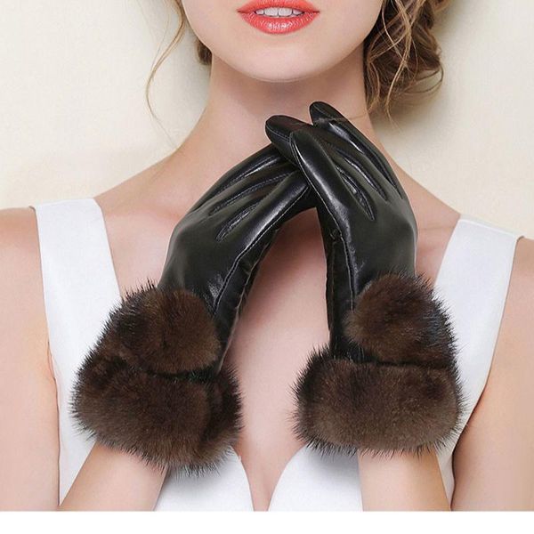 five fingers gloves women' real sheepskin leather touch screen winter warm female luxury mittens s2433, Blue;gray
five fingers gloves women' real sheepskin leather touch screen winter warm female luxury mittens s2433, Blue;gray