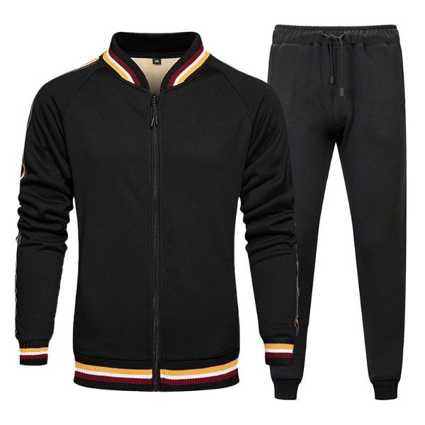 men's tracksuits spring and autumn trend all-match casual suit tide brand sweater sportswear two-piece, Gray
men's tracksuits spring and autumn trend all-match casual suit tide brand sweater sportswear two-piece, Gray