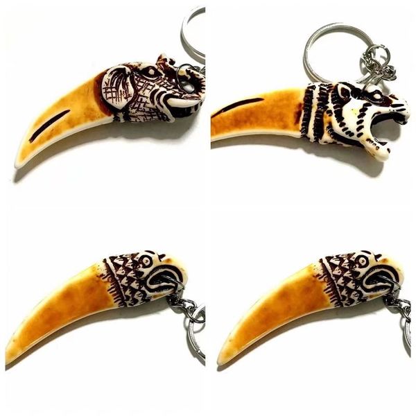 12 pcs keychain men women's imitation yak bone tribal mix totem tiger elephant hawk charms accessories, Slivery;golden
12 pcs keychain men women's imitation yak bone tribal mix totem tiger elephant hawk charms accessories, Slivery;golden
