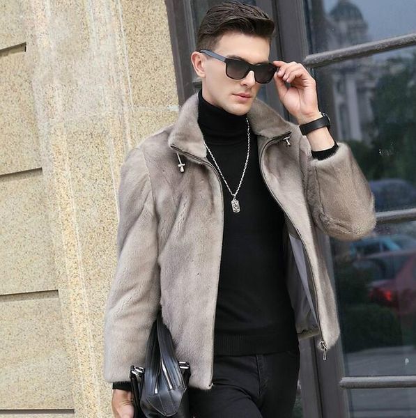 men's fur & faux winter autumn thicken thermal mink pearl leather jackets men casual mens loose coats outerwear fashion overcoat, Black
men's fur & faux winter autumn thicken thermal mink pearl leather jackets men casual mens loose coats outerwear fashion overcoat, Black