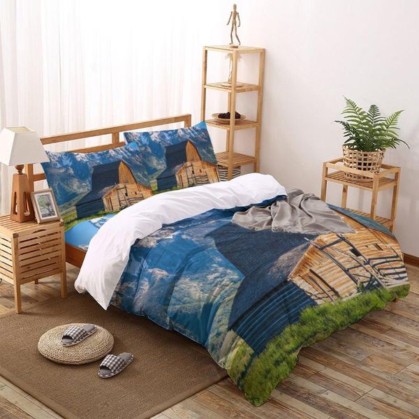 bedding sets farm chalet snow mountain duvet cover pillow case bed sheet boy kid teen girl set king twin full home textile
bedding sets farm chalet snow mountain duvet cover pillow case bed sheet boy kid teen girl set king twin full home textile