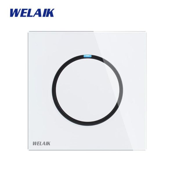 smart home control welaik uk standard-crystal glass-panel push-button switch-wall light-switch ac110-250v 1gang-1way b1711w
smart home control welaik uk standard-crystal glass-panel push-button switch-wall light-switch ac110-250v 1gang-1way b1711w