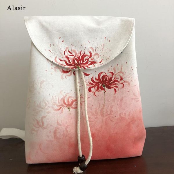 outdoor bags alasir hand-painted ladies backpack literary bag cotton chinese style hanfu accessories women original flower
outdoor bags alasir hand-painted ladies backpack literary bag cotton chinese style hanfu accessories women original flower