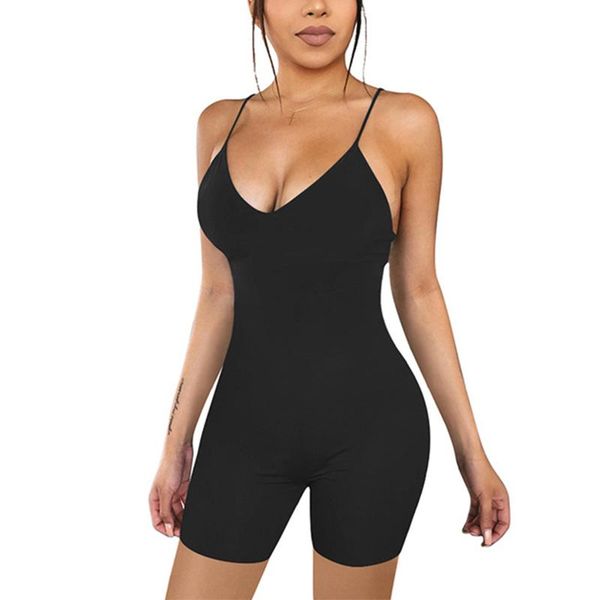 women ladies summer casual bodycon sleeveless rompers spaghetti straps v neck tight jumpsuit playsuits women's jumpsuits &, Black;white
women ladies summer casual bodycon sleeveless rompers spaghetti straps v neck tight jumpsuit playsuits women's jumpsuits &, Black;white