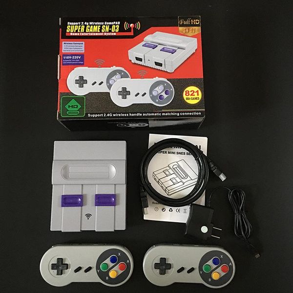 wireless mini hd tv retro handheld built-in 821 classic for snes games dual gamepad player pal&ntsc portable players game
wireless mini hd tv retro handheld built-in 821 classic for snes games dual gamepad player pal&ntsc portable players game