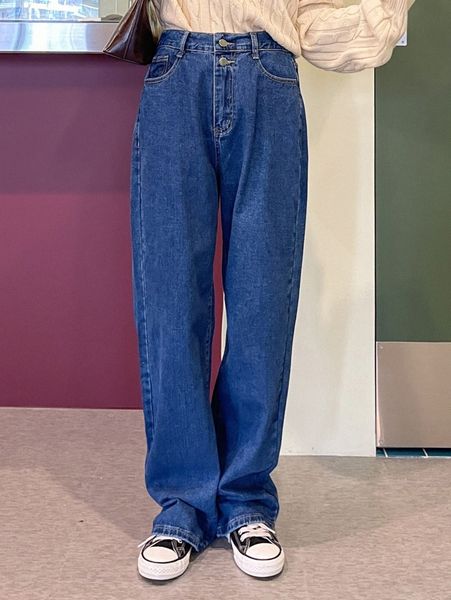 dazy high waist straight leg jeans r6yh#, Blue
dazy high waist straight leg jeans r6yh#, Blue