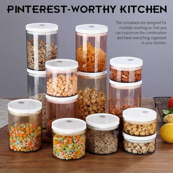 storage bottles & jars 5 pcs/set sealed container tank tea seasoning jar dry goods nut bottle kitchen multigrain box
storage bottles & jars 5 pcs/set sealed container tank tea seasoning jar dry goods nut bottle kitchen multigrain box