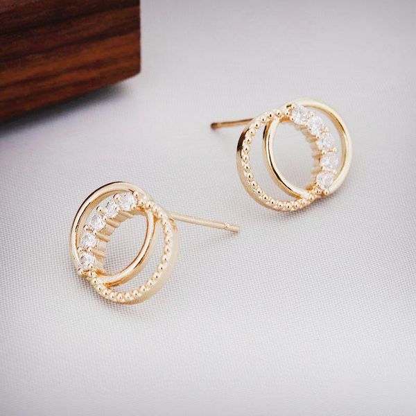 stud gaku small double round earrings korean trendy simple net red cold wind student ladies jewelry, Golden;silver
stud gaku small double round earrings korean trendy simple net red cold wind student ladies jewelry, Golden;silver