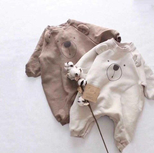ins infant baby boy bear romper lovely toddler girls onesie for winter fleece clothing born outfit set 210529, Blue
ins infant baby boy bear romper lovely toddler girls onesie for winter fleece clothing born outfit set 210529, Blue