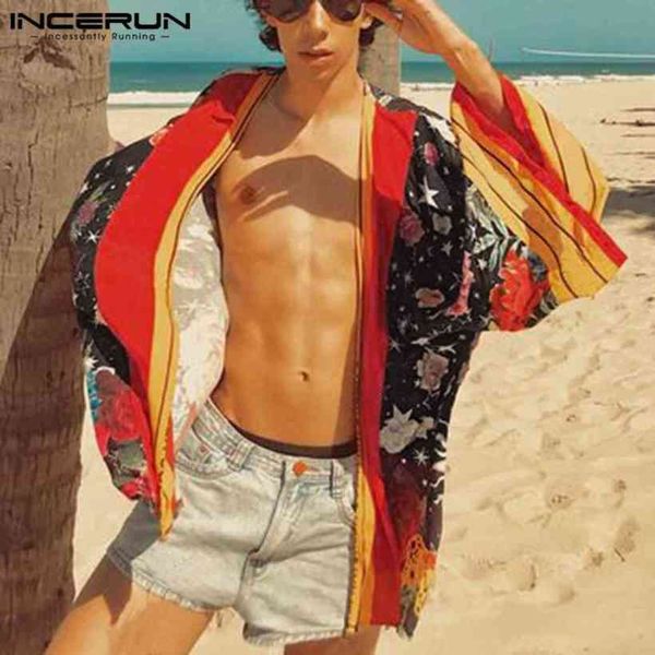 incerun men's shirt open stitch printed half mouwen casual streetwear summer west hawaiian shirts vacation s-3xl, White;black
incerun men's shirt open stitch printed half mouwen casual streetwear summer west hawaiian shirts vacation s-3xl, White;black