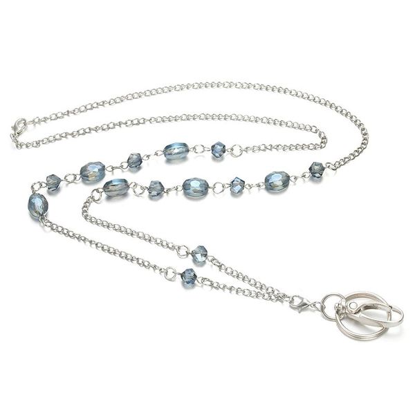 pendant necklaces fashion beautiful keys lanyards crystal beads id lanyard badge stainless steel chain, Silver
pendant necklaces fashion beautiful keys lanyards crystal beads id lanyard badge stainless steel chain, Silver