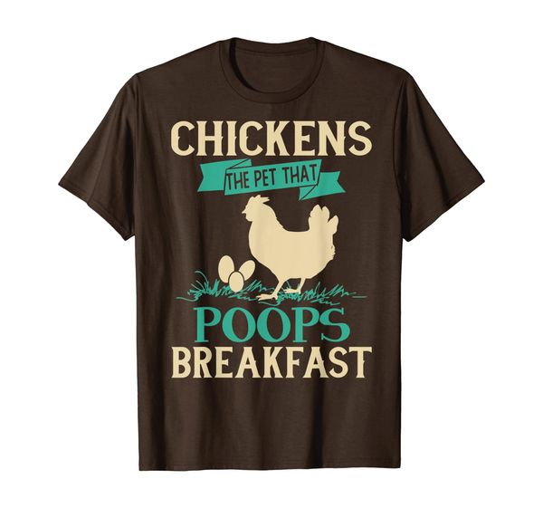 Chicken Farmer Shirt Chickens The Pet That Poops Breakfast T-Shirt, Mainly pictures
Chicken Farmer Shirt Chickens The Pet That Poops Breakfast T-Shirt, Mainly pictures