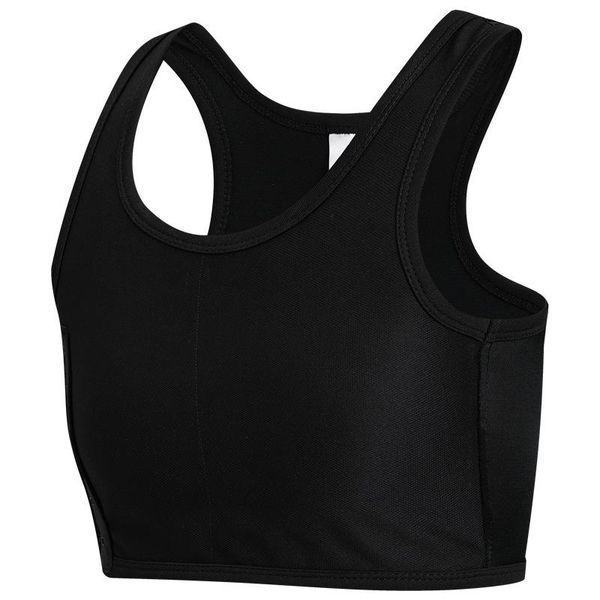 women's shapers women breast binder buckle short chest casual tran breathable vest, Black;white
women's shapers women breast binder buckle short chest casual tran breathable vest, Black;white