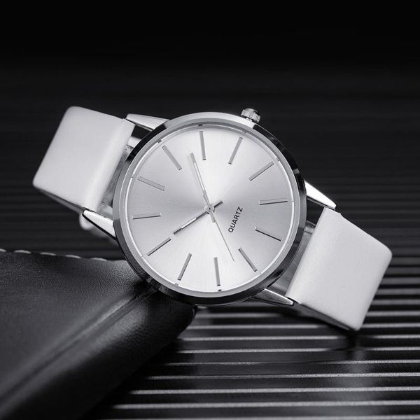 wristwatches simple casual women's watches leather sport watch for women men's wrist quartz montre femme zegarek damski, Slivery;brown
wristwatches simple casual women's watches leather sport watch for women men's wrist quartz montre femme zegarek damski, Slivery;brown