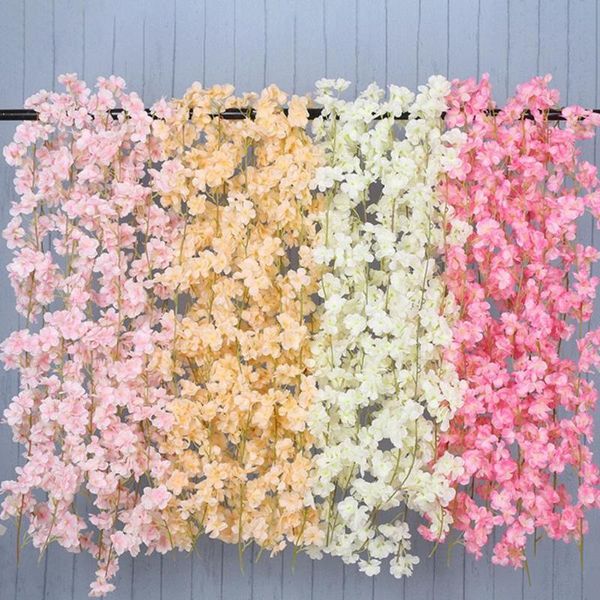 artificial cherry blossom fresh-keeping 135 flower head faux silk wall hanging rose vine for wedding decorative flowers & wreaths
artificial cherry blossom fresh-keeping 135 flower head faux silk wall hanging rose vine for wedding decorative flowers & wreaths