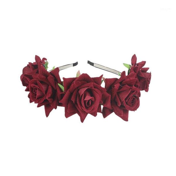 sugarbay flannel wine red rose flower headdress hair hoop wedding garland festival floral headband handmade bride wreath accessories1
sugarbay flannel wine red rose flower headdress hair hoop wedding garland festival floral headband handmade bride wreath accessories1