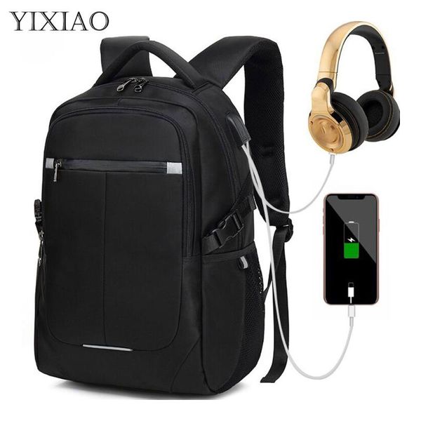backpack yixiao casual multifunction men's anti-theft lapbusiness bags for male fashion outdoor travel usb charging
backpack yixiao casual multifunction men's anti-theft lapbusiness bags for male fashion outdoor travel usb charging
