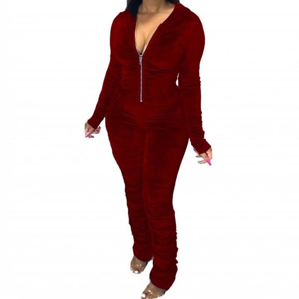 women's jumpsuits & rompers solid color velour women zipper v neck skinny autumn winter fashion streetwear draped female jumpsuit, Black;white
women's jumpsuits & rompers solid color velour women zipper v neck skinny autumn winter fashion streetwear draped female jumpsuit, Black;white