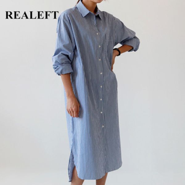 autumn oversize striped women long blouse korean style sleeve office shirts female loose plus size 210428, White
autumn oversize striped women long blouse korean style sleeve office shirts female loose plus size 210428, White
