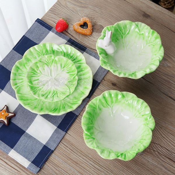 ceramic cartoon rabbits bowl cabbage-style dishes plate fruit salad tableware home party decor dining supplies dinnerware sets
ceramic cartoon rabbits bowl cabbage-style dishes plate fruit salad tableware home party decor dining supplies dinnerware sets