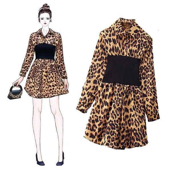 casual dresses large-size leopard pattern stitching, waist-slimming and fake mid-long shirt in 2021, Black;gray
casual dresses large-size leopard pattern stitching, waist-slimming and fake mid-long shirt in 2021, Black;gray