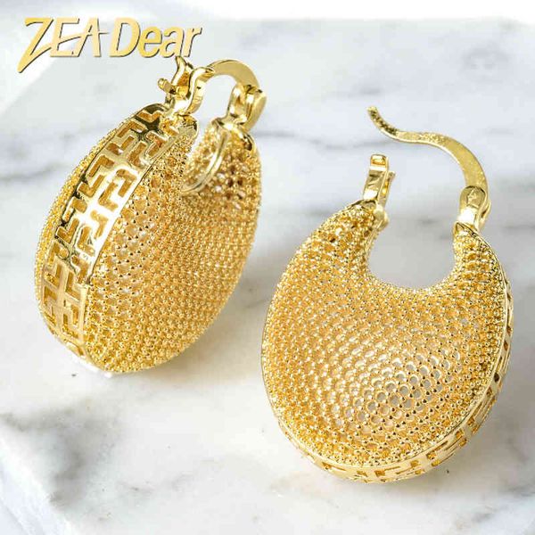 zeadear jewelry fashion hoop earrings copper african dubai hollow style for women daily wear gift party 220108, Golden;silver
zeadear jewelry fashion hoop earrings copper african dubai hollow style for women daily wear gift party 220108, Golden;silver